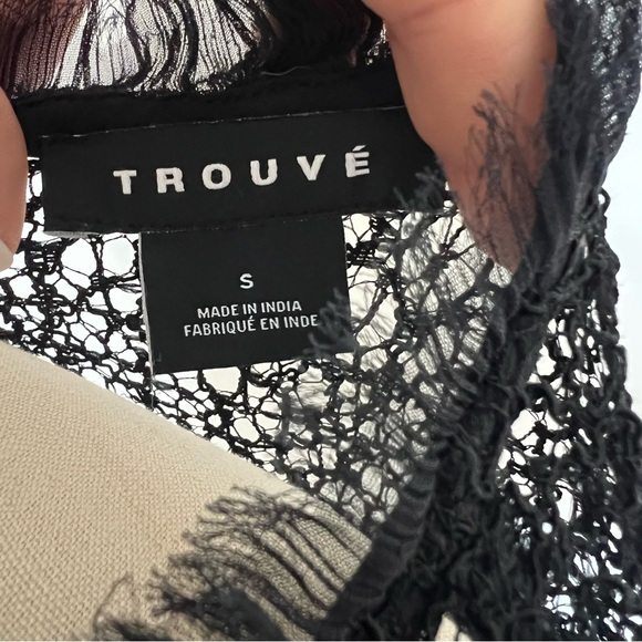 Trouvé Netted Fringe Sleeveless Top - Picture 7 of 7